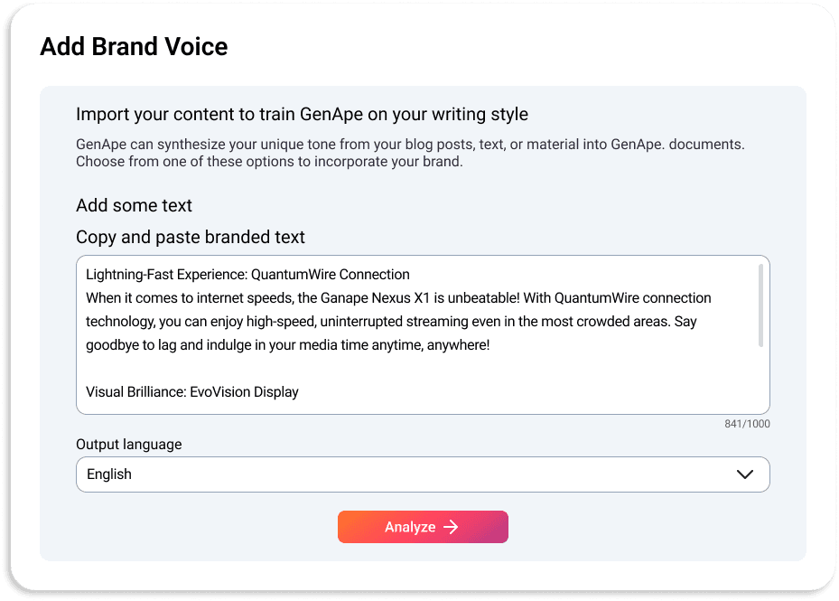 Step 2. 브랜드 스타일 분석