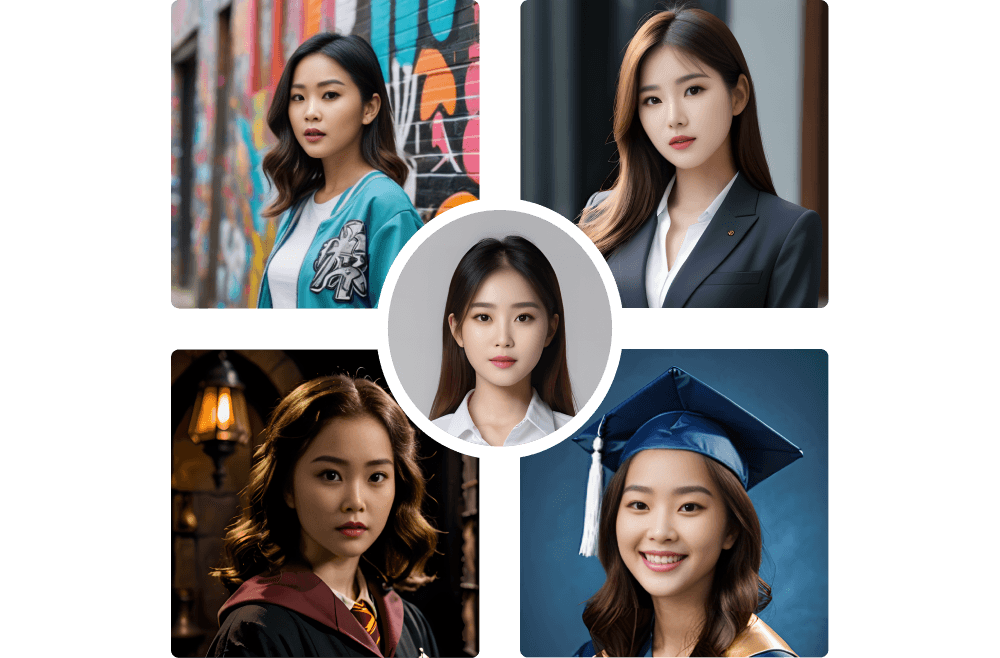 AI 얼굴합성 스타일 다양! 영화 캐릭터부터 이력서 사진까지 한 번에!