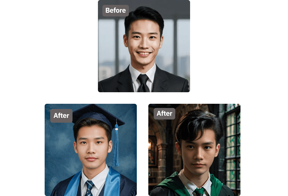 집에서도 쉽게! GenApe AI 얼굴합성으로 프로필 사진 완성